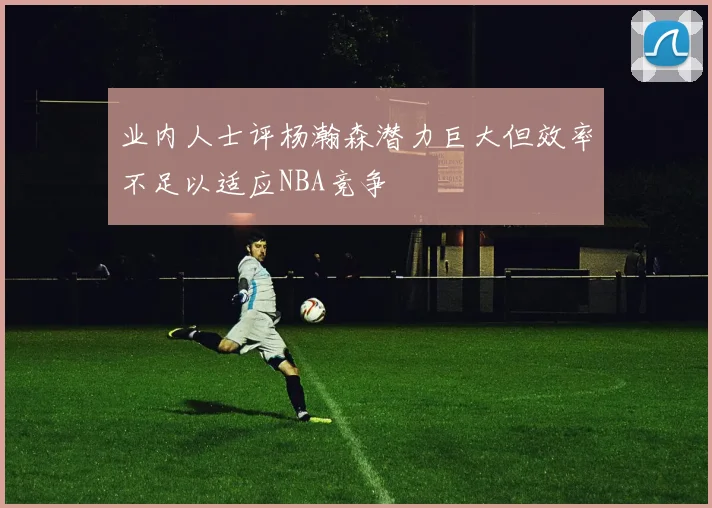 业内人士评杨瀚森潜力巨大但效率不足以适应NBA竞争